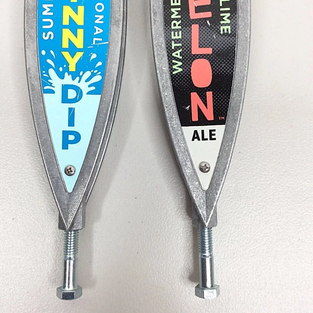 Lot of 2 New Belgium Brewing Tap Handles Heavy Melon Skinny‎ Dip Ben & Jerry's